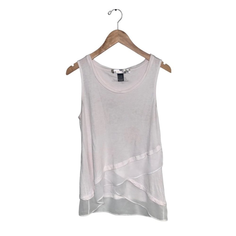 Desigual White Layered Tank Top
